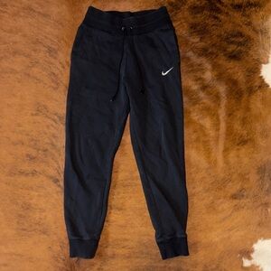 Nike Women’s Black Jogger Sweatpants with White Swoosh “NEW”